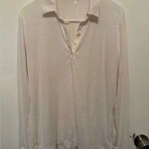 Nike Men's Cream Button Down Shirt